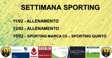 VERSO LO SPORTING MARCA!